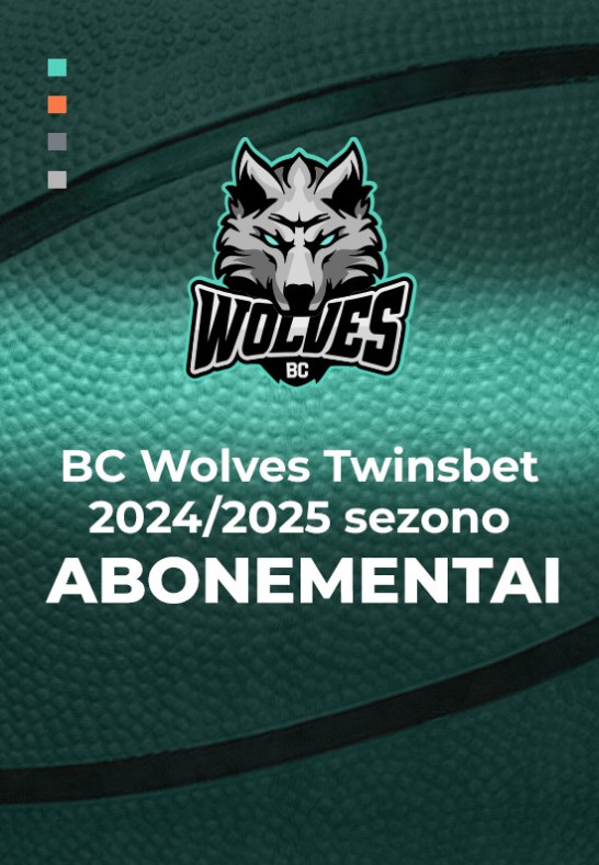 ABONEMENTAS. Vilniaus Wolves 2024-2025 sezonas